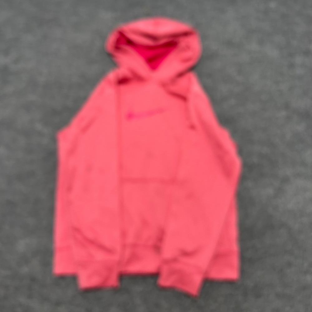 Nike Hoodie Womens Size XL Pink Therma-FIT Pullover Athletic Fleece Sweatshirt